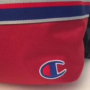 Champion Blue and Red Striped Backpack Champion 23L Striped Backpack One Size Navy/ Red NWT | eBay main image 4